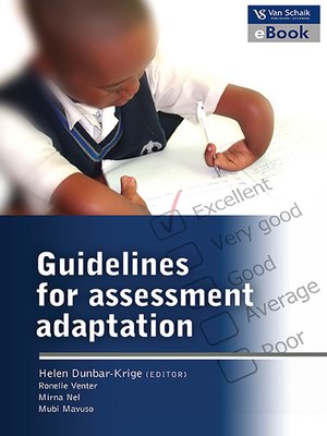 cover image of Guidelines for Assessment Adaptation